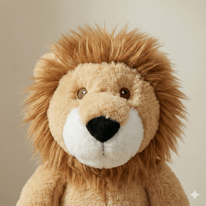 Stuffing-Free Lion Headshot (Dog Toy)